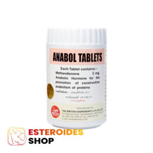 Metandienona British Dispensary Anabol 5 mg (1000 tab)