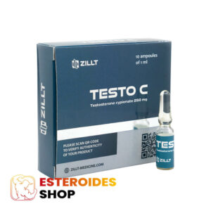 Cipionato de Testosterona Zillt Medicine Testo C 250 mg/ml (1 ampolla)