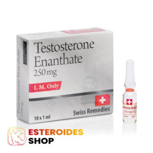 Enantato de Testosterona Swiss Remedies Testosterone Enanthate 250 mg/ml (10 ampollas)